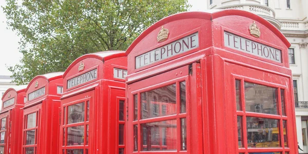 Londra telefon kulübesi — Stok fotoğraf