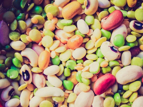 Retro look Beans salad — Stock Photo, Image