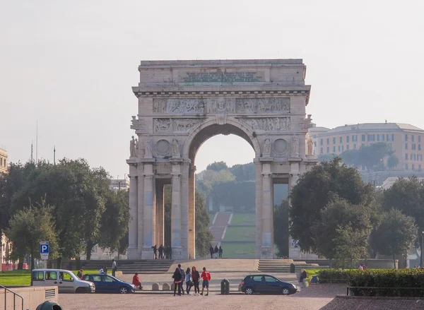 Arco della vittoria Genua — Stockfoto