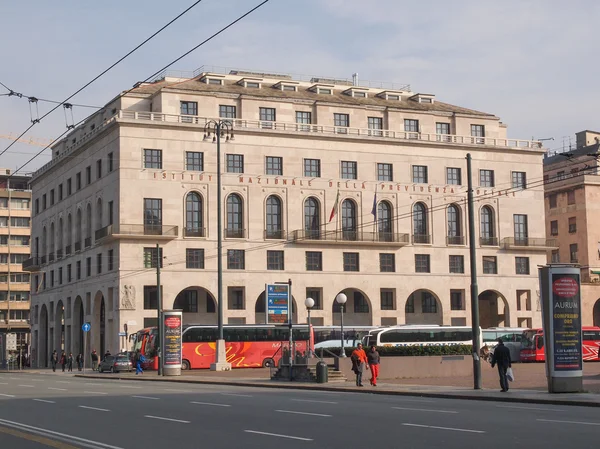 Palazzo inps i Genua — Stockfoto