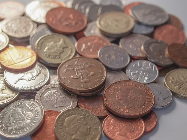 Monedas de libra — Foto de Stock