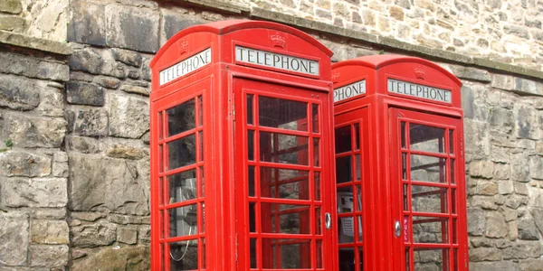 Budka telefoniczna w Londynie — Zdjęcie stockowe