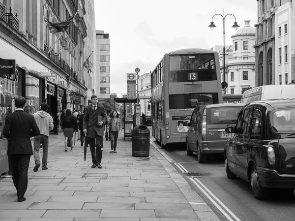 Noir et blanc The Strand, Londres — Photo