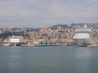 Cenova İtalya deniz manzarası