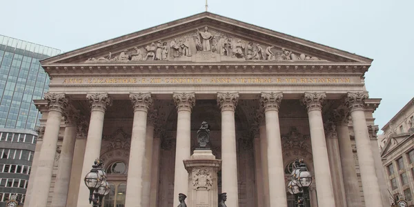 Royal Stock Exchange, Londra — Foto Stock