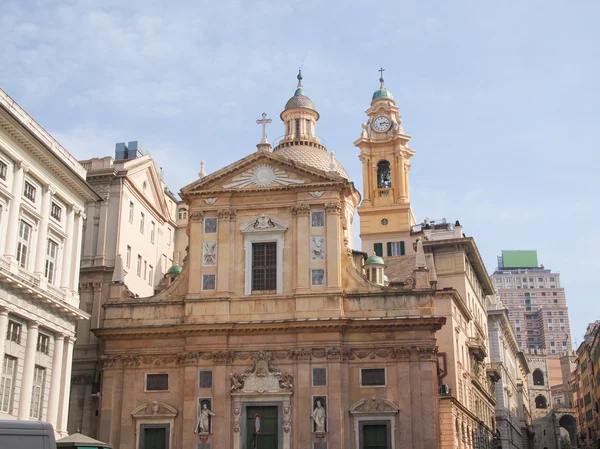 Chiesa del Gesu in Genoa — Stock Photo, Image