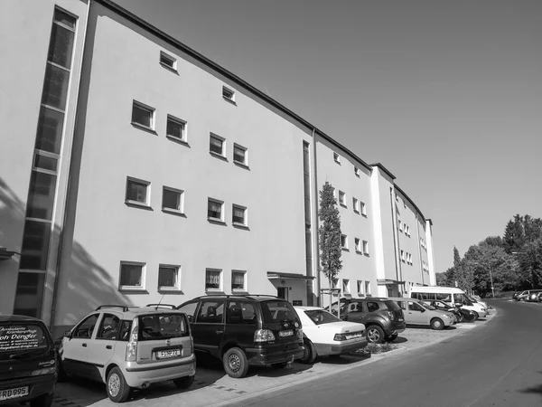 Blanco y negro Siedlung Roemerstadt — Foto de Stock