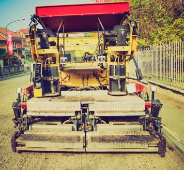 Retro görünüm yol çalışmaları