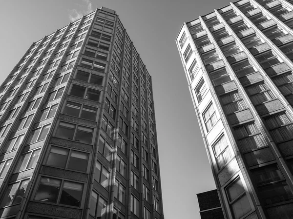 Edificio Economista en blanco y negro en Londres — Foto de Stock