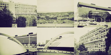 Retro görünüm Marsilya yerler