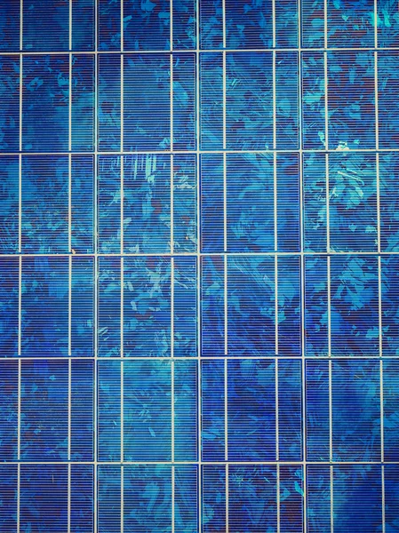 Retro-look zonnecel paneel — Stockfoto