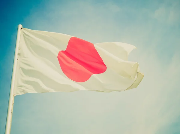 复古风貌日本国旗 — 图库照片