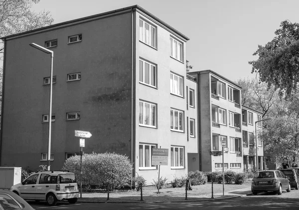 Svarta och vita hansaviertel i berlin — Stockfoto