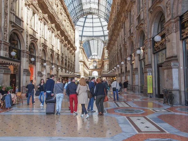 Galleria Vittorio Emanuele II Milão — Fotografia de Stock