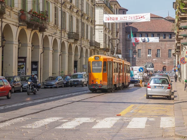 Via Po Turín — Foto de Stock