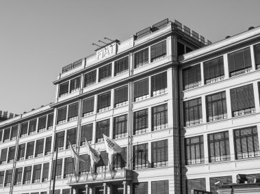 siyah ve beyaz fiat lingotto Torino