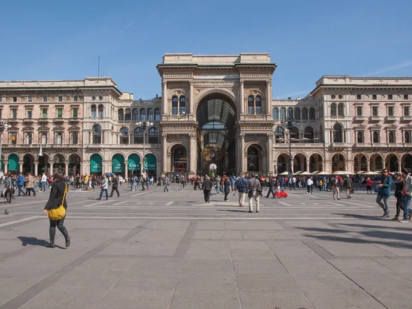 Piazza Duomo Milão — Fotografia de Stock