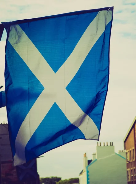 Retro-look Skottland flagga — Stockfoto