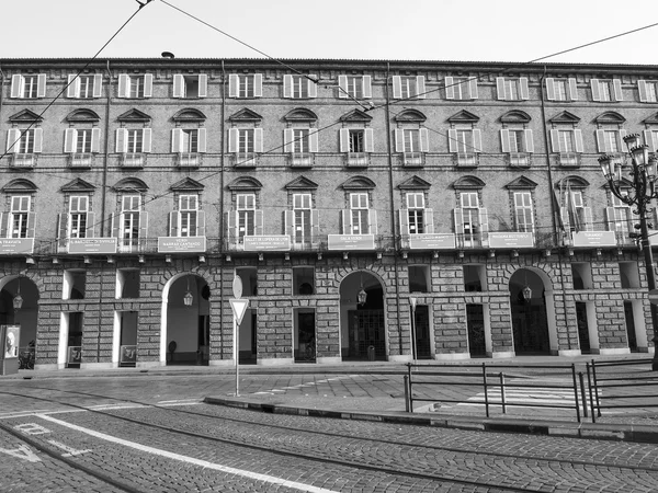Teatro Regio in bianco e nero a Torino — Foto Stock