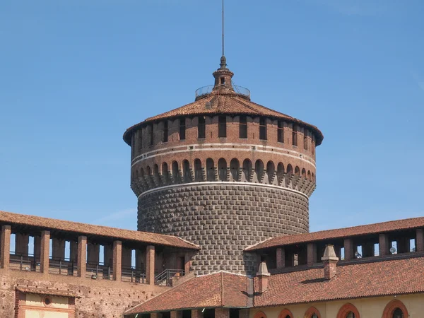 Castello Sforzesco Milán —  Fotos de Stock