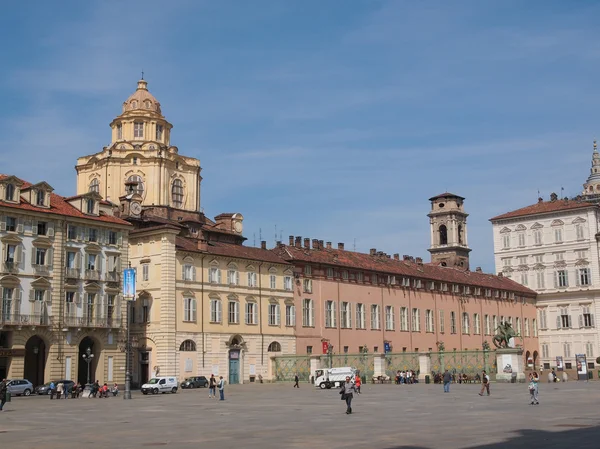 Piazza Castello Turin — Stockfoto