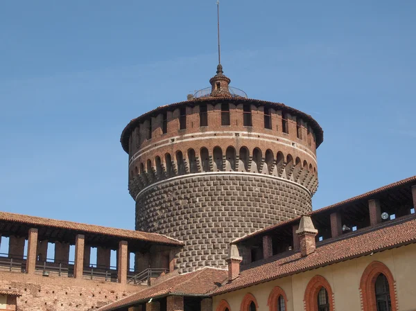 Castello Sforzesco Milan — Stok fotoğraf