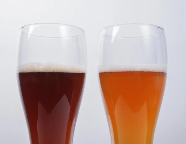 Deux verres de bière allemande — Photo