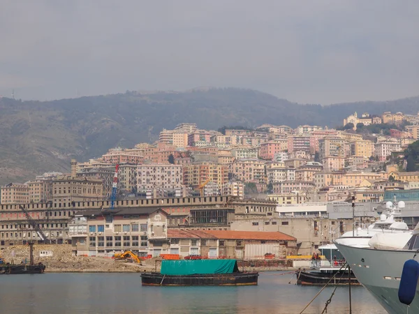Porto vecchio oude haven in Genua — Stockfoto