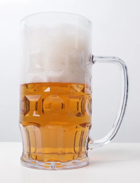 Lager beer glass — Stock Photo, Image