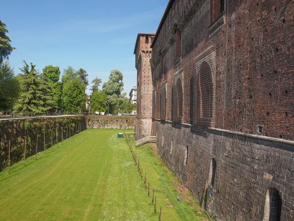 Castello sforzesco Mediolan — Zdjęcie stockowe