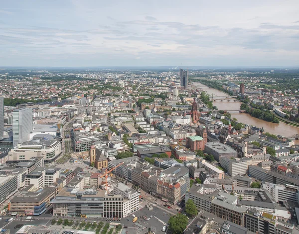 Panorama Frankfurtu nad Menem — Zdjęcie stockowe