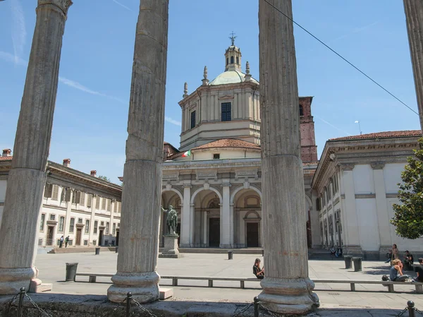 Colonne di San Lorenzo Milano — Foto Stock