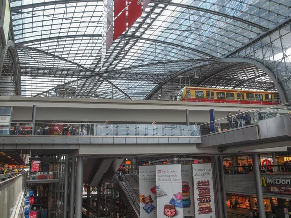 Berlin Hauptbahnhof — Zdjęcie stockowe