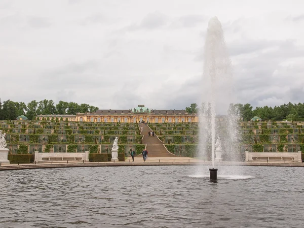 Schloss Sanssouci Potsdam — Stock Photo, Image