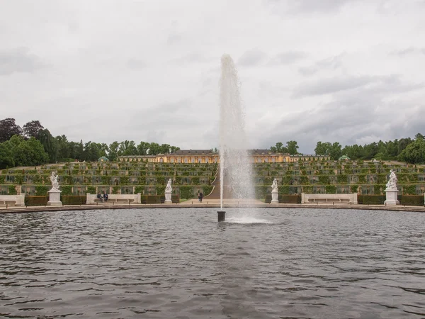 Schloss Sanssouci Potsdam — Fotografia de Stock