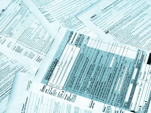 Tax forms — Stock Photo, Image