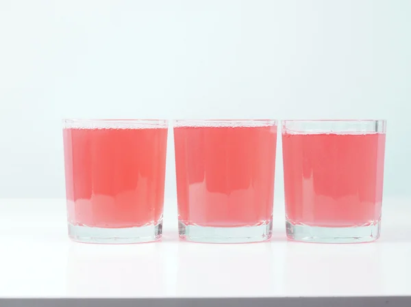 Rózsaszín grapefruit saft — Stock Fotó