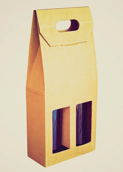 Retro look Wine box — Stock Photo, Image