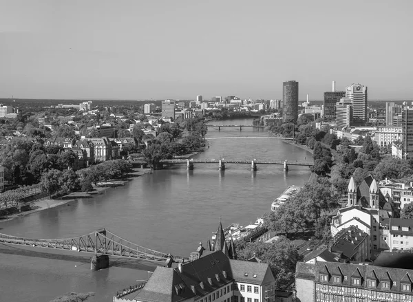 Panorama Frankfurtu nad Menem — Zdjęcie stockowe