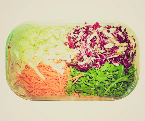 Retro-Look Salat Bild — Stockfoto