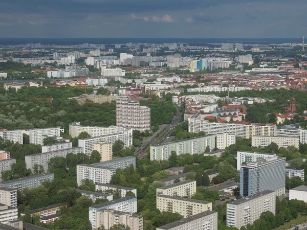 Letecký pohled na Berlín — Stock fotografie