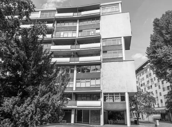 Hansaviertel in bianco e nero a Berlino — Foto Stock