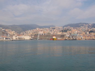 Cenova İtalya deniz manzarası