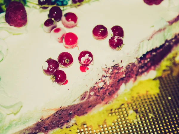 Торт в стиле ретро — стоковое фото