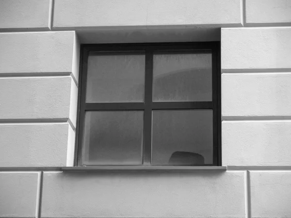 Black and white Carlo Felice opera house Genoa — Stock Photo, Image