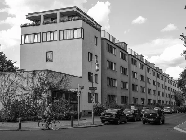 Black and white Siedlung Siemensstadt — Stock Photo, Image