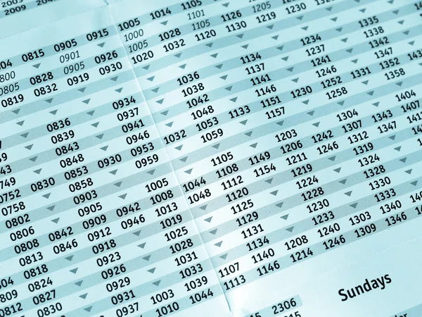 Horario —  Fotos de Stock