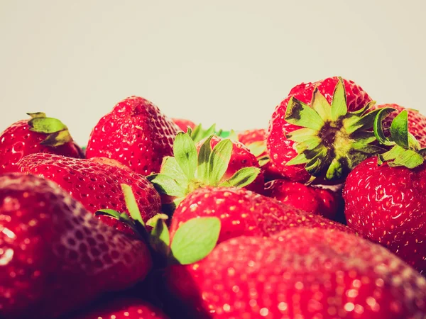 Erdbeere im Retro-Look — Stockfoto