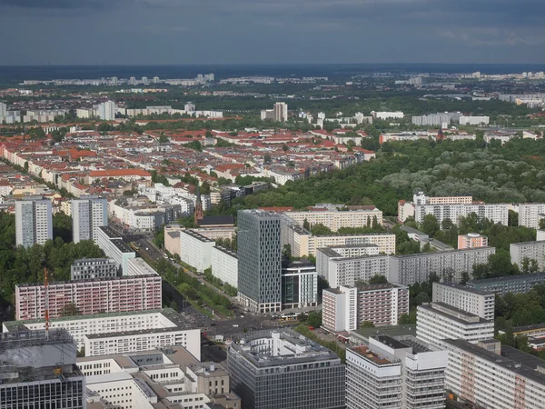 Letecký pohled na Berlín — Stock fotografie