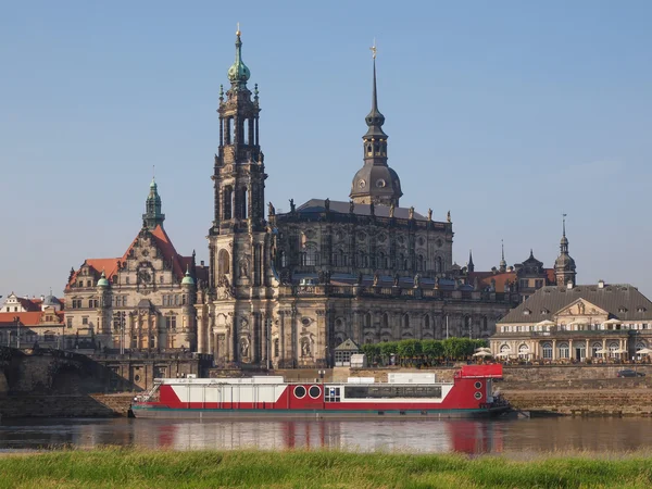 Drezno hofkirche — Zdjęcie stockowe